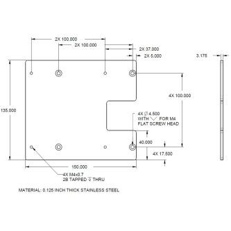 ProClip USA CFLD SHIFTING PLATE,INCLUDING FAST